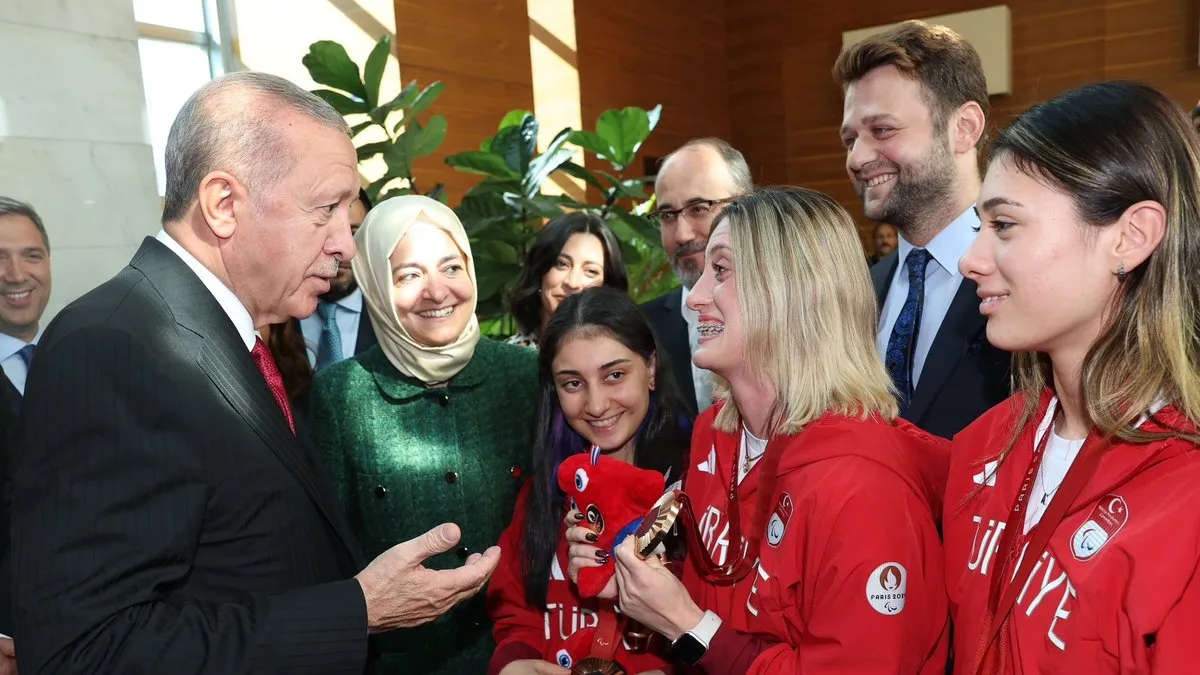 Başkan Erdoğan Paralimpik Takımını kabul etti