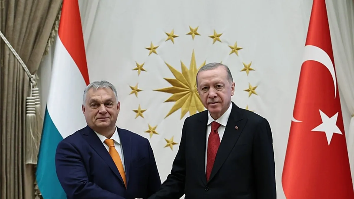 Başkan Erdoğan Viktor Orban’ı Külliye’de kabul etti