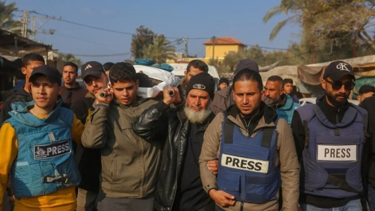 İsrail göz göre göre öldürdü: Kameraman Ebu Nehban son yolculuğuna uğurlandı