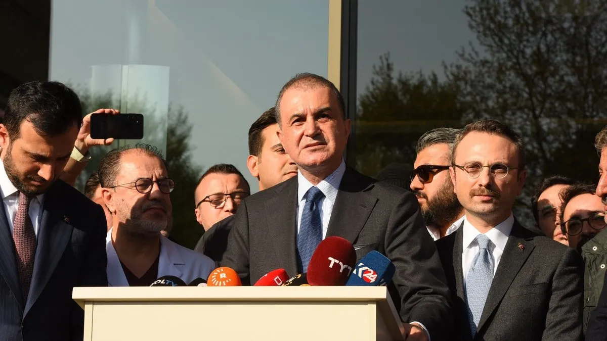 TBMM Başkanı Numan Kurtulmuş ile AK Parti Sözcüsü Ömer Çelik Sırrı Süreyya Önder’i ziyaret etti